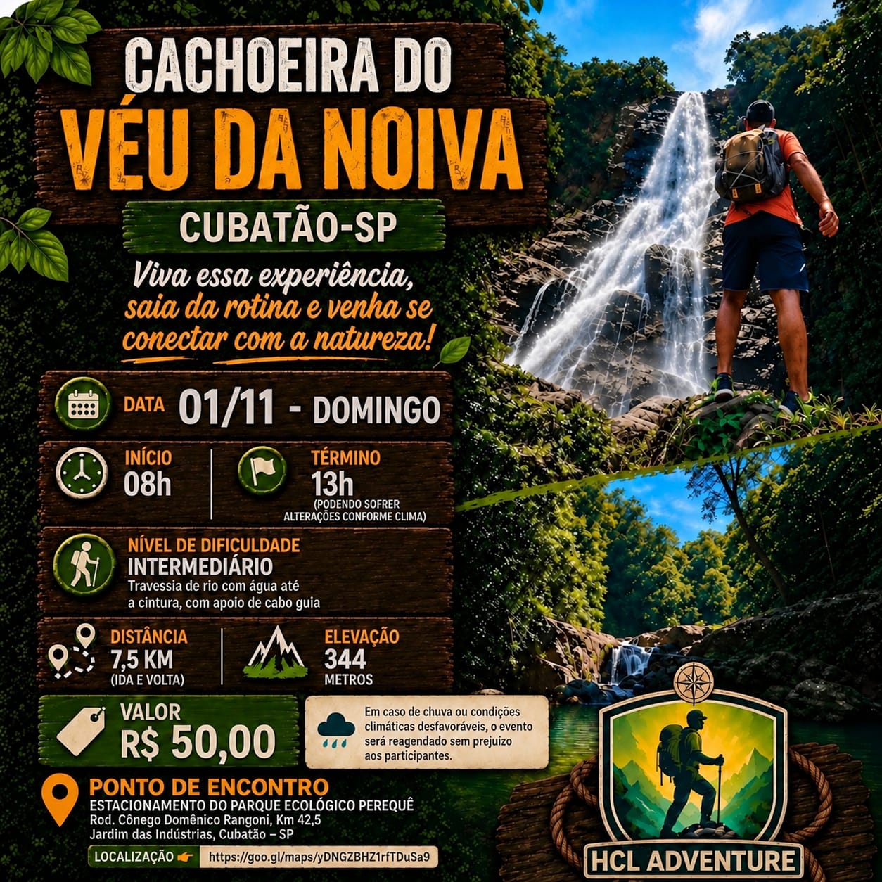 Trilha do Véu da noiva